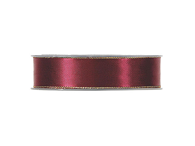 Nastro satin metal 25mmx20mt bord.3357m 24