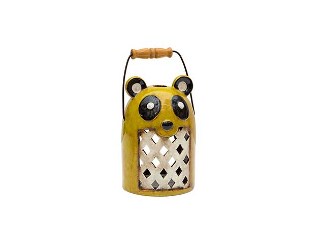 lanterna ceramica panda 21cm lcv2204
