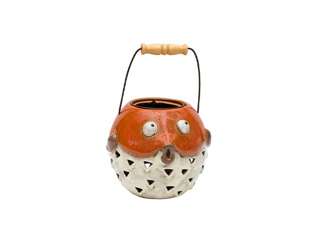 Lanterna ceramica pesce 23cm lcv2391