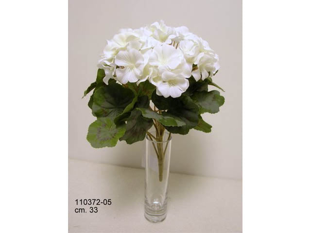 mazzo gerani crema 33cm 110372