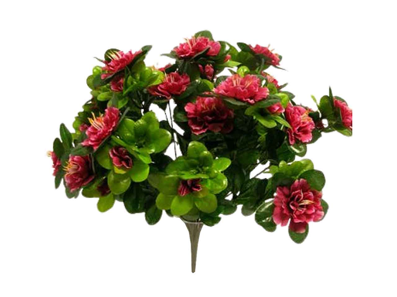 Mazzo di azalea colore fucsia 34cm