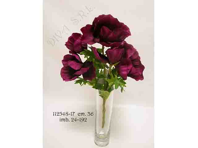 Mazzo papavero 36cm fucsia 112548