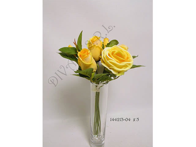 Bouquet rose gialle 114213