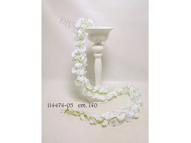 Ghirlanda glicine crema 140cm 114474