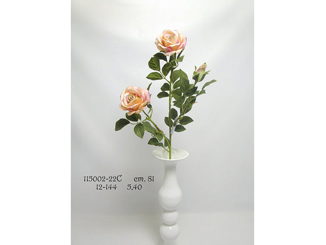 rosa pesca 81cm 115002