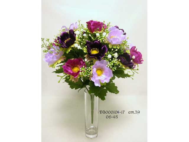 anemone mazzo 39cm fuxia ds000106