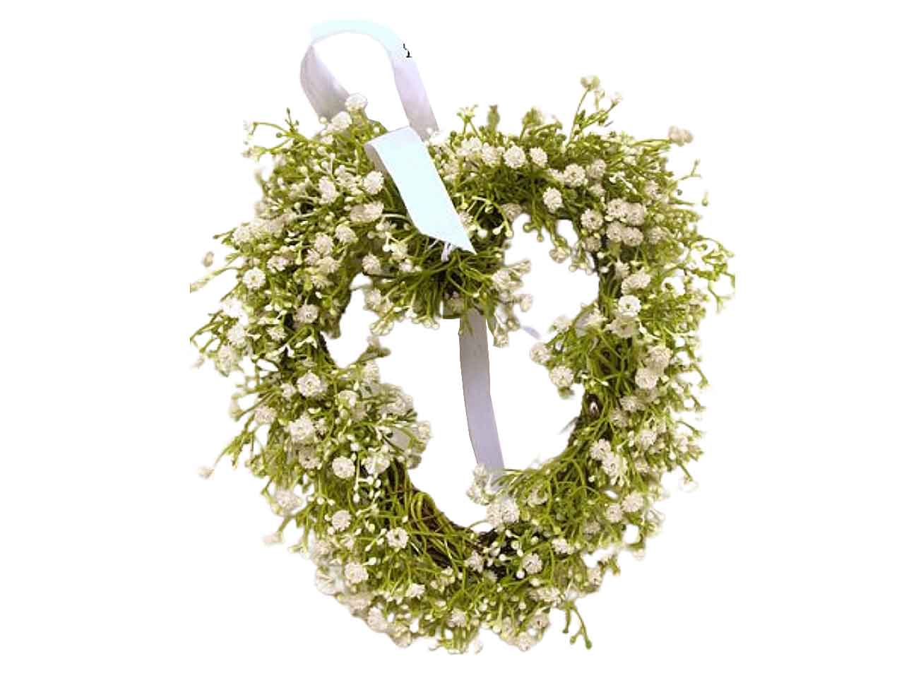 Gypso cuore 27x30cm crema ds000339