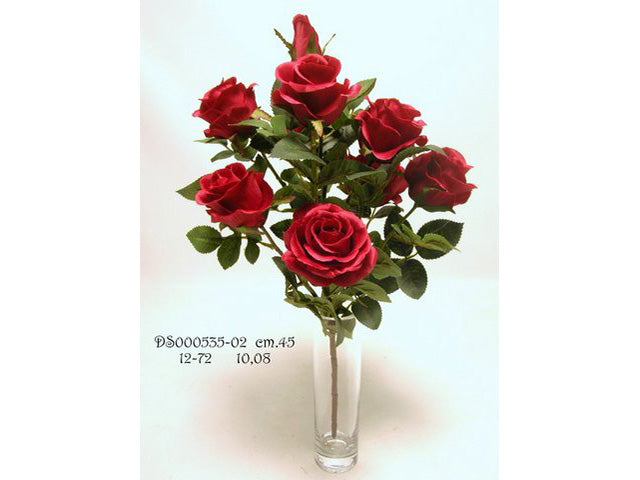Rosa spruzzata rossa ds000535
