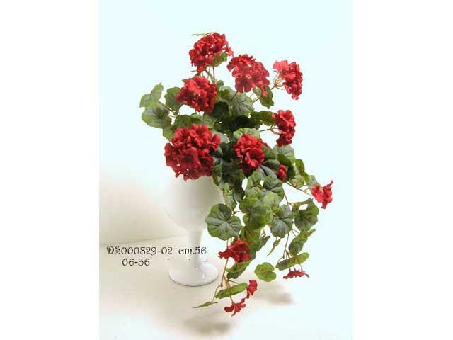 Mazzo geranio rosso 56cm ds000829