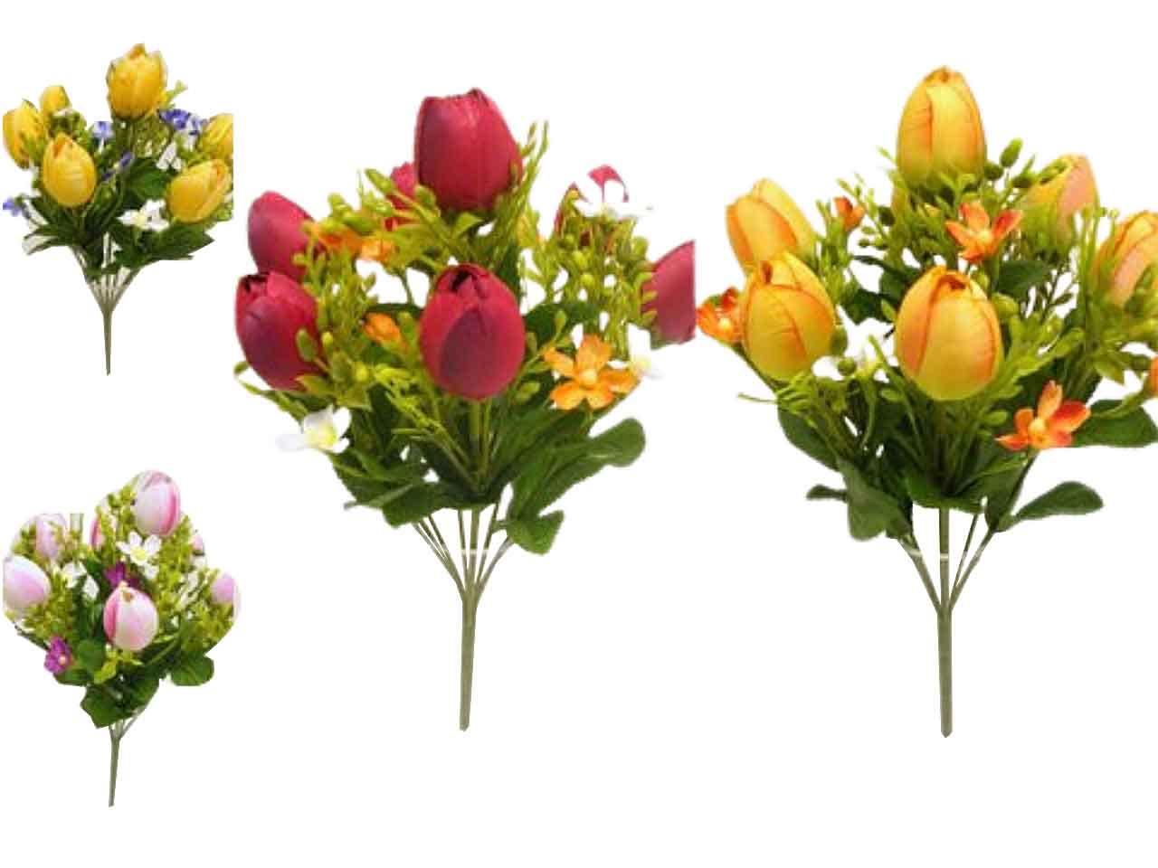 Mini mazzo tulipano x7 32cm ds000899