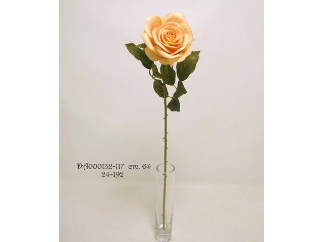 rosa spruzzata 64cm ivory d000132