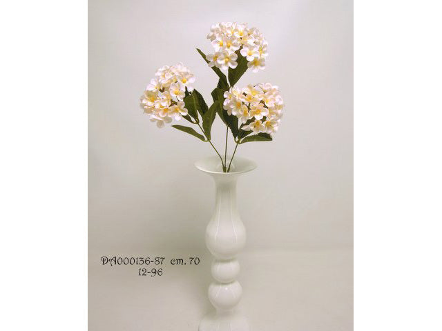 ortensia spruzzata 70cm x3 beige da000136