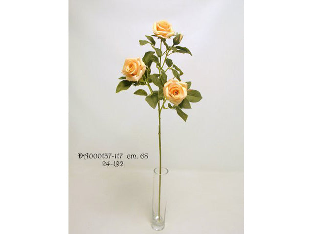 rosa spruzzata 68cm ivory da000137