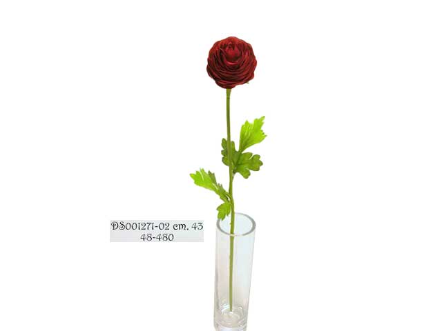 Ranuncolo rosso 43cm ds001271