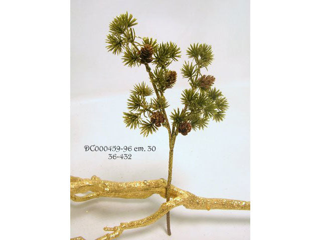 pigna innevata 30cm oro dc000459