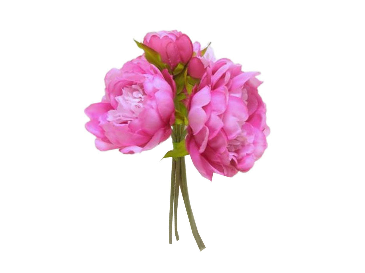 Mazzo di peonia colore fucsia 28cm