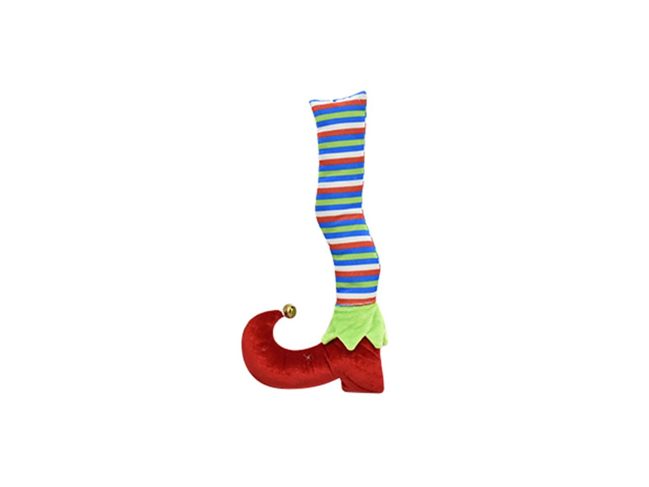 Pick pendente gamba di elfo misura 50cm colore rosso e verde