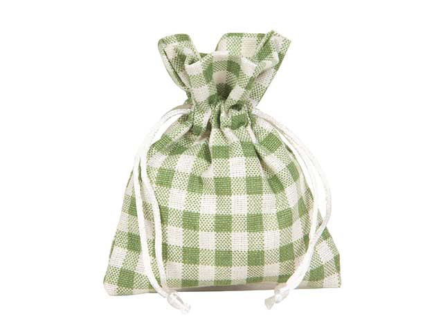 Sacchetto verde 9x12cm 3141p