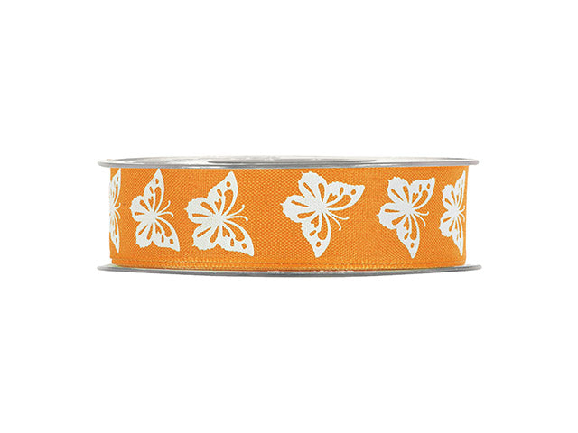 nastro butterfly 25mmx10mt arancio 3189