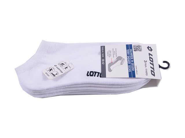 lotto calza 3 pezzi tg.39-42 bianca