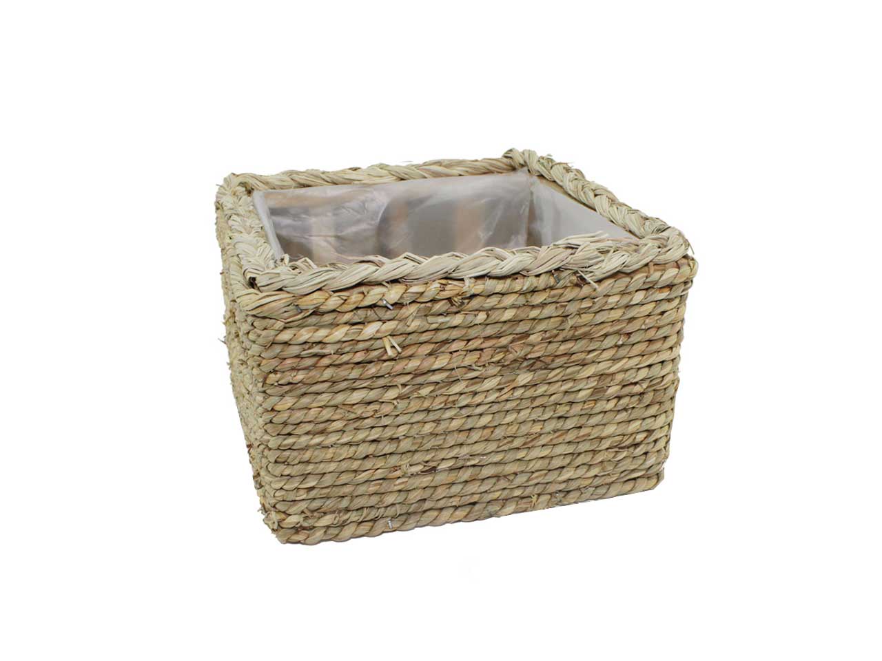 Portapiante rattan quadrato