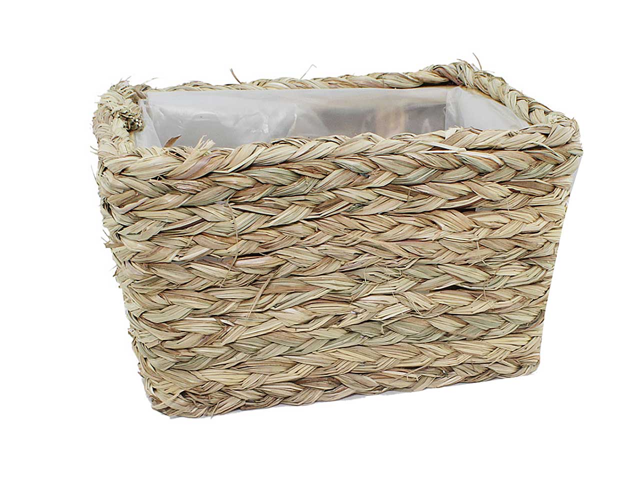 Portapiante rattan rettangolare