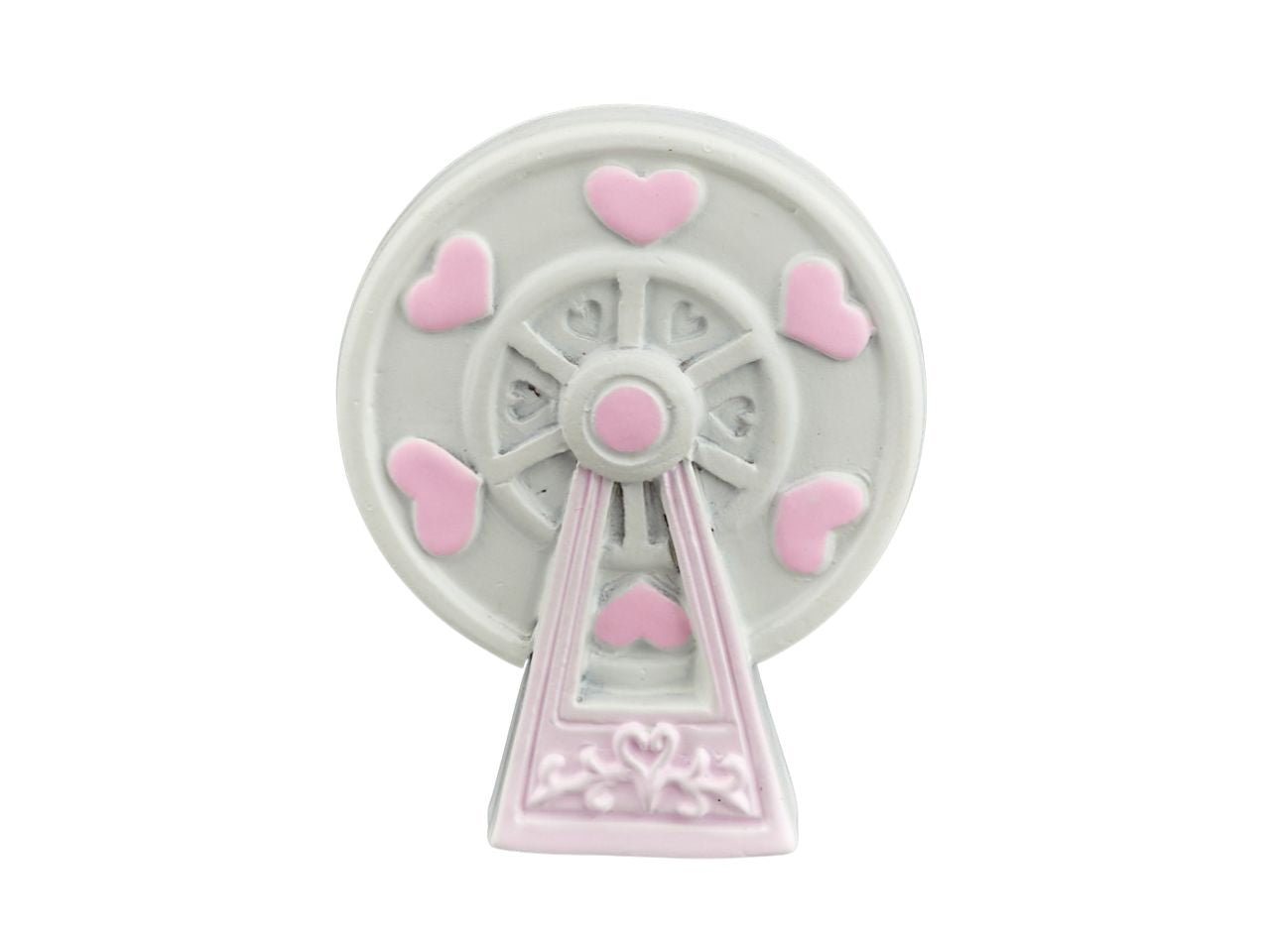 Magnete ruota panoramica rosa h.4,5x3,7cm