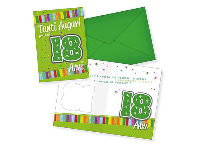 biglietto tanti auguri 18anni 88-118
