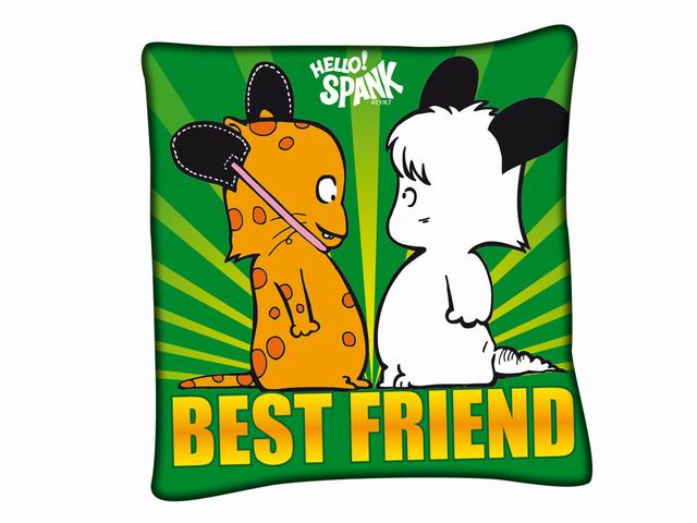 H.s.cuscino cane verde best frien 38360