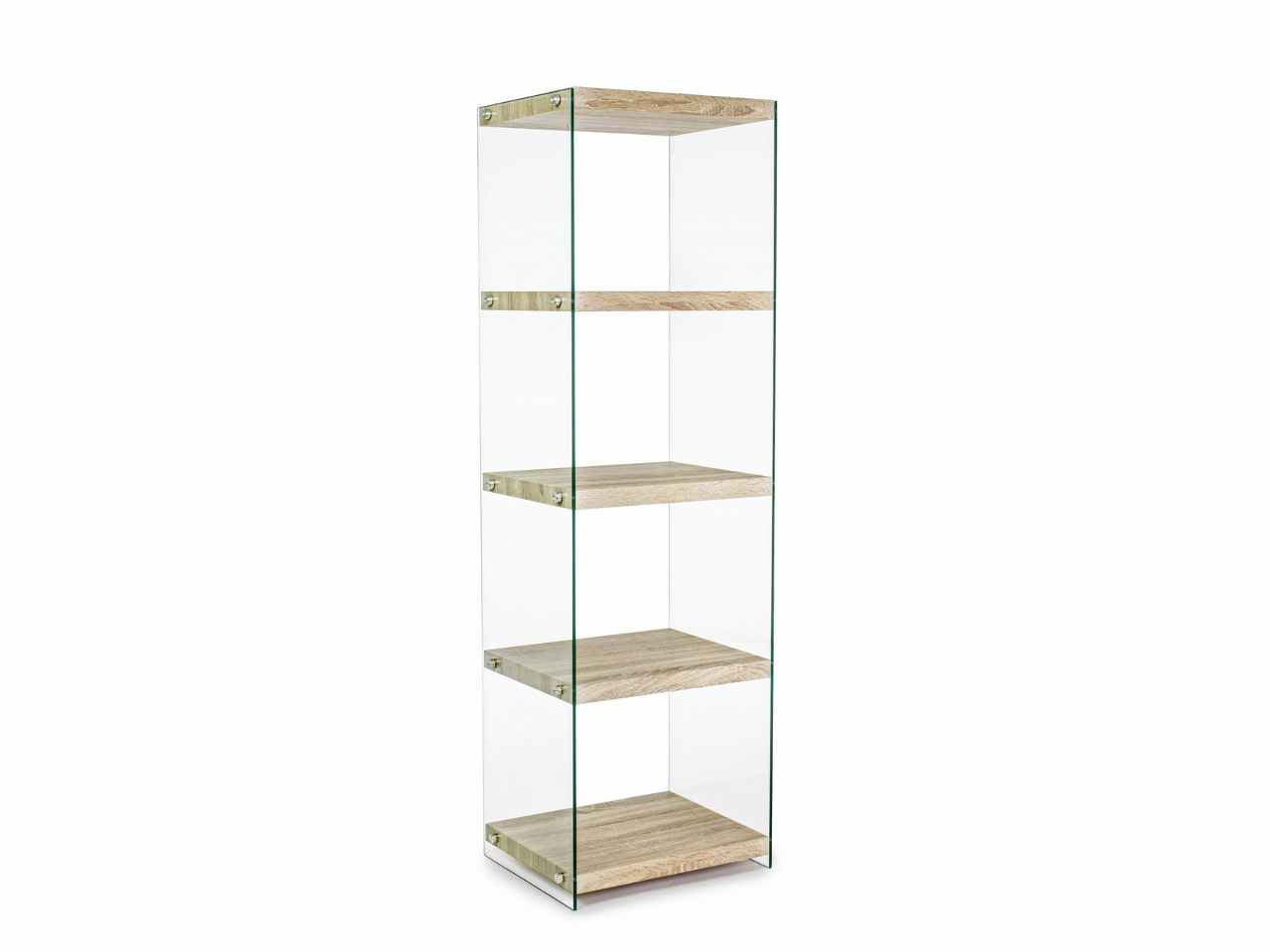 Libreria linea sury in rovere 48,6x39xh.160cm