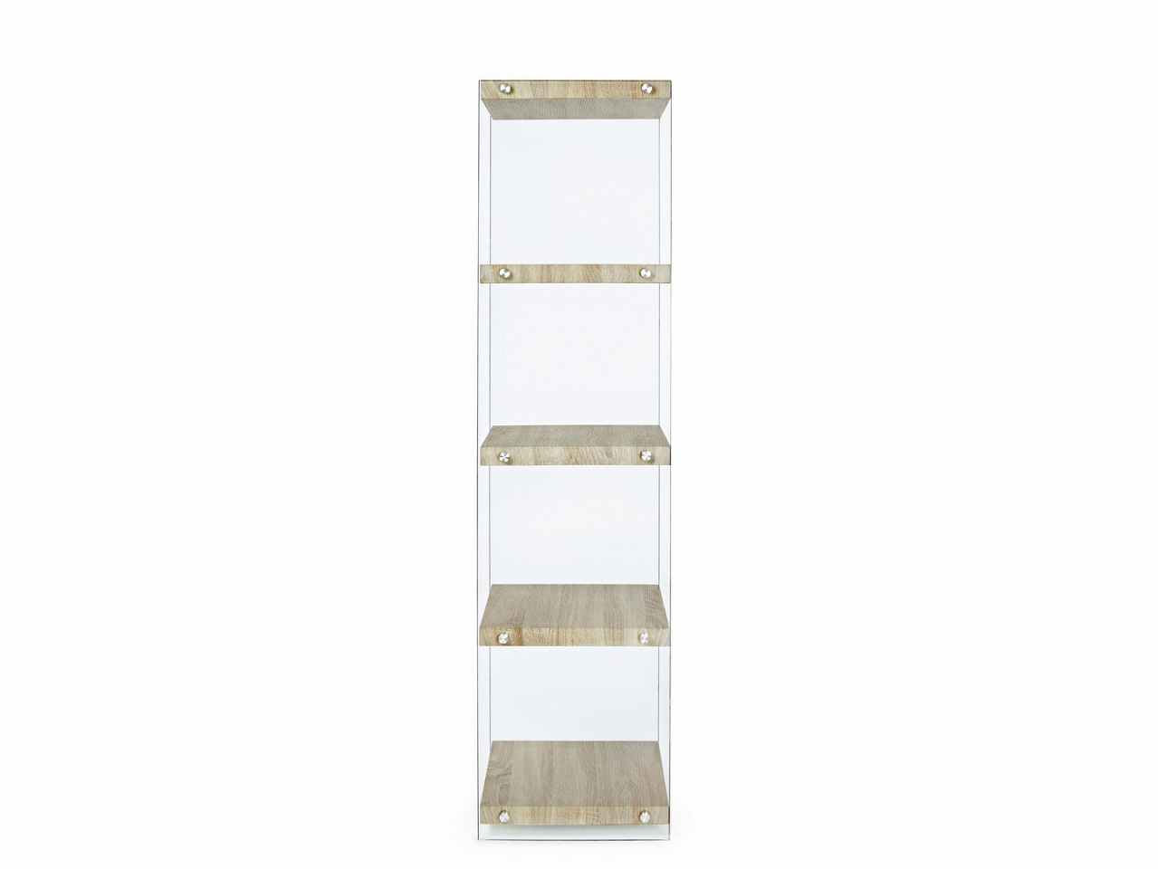 Libreria linea sury in rovere 48,6x39xh.160cm