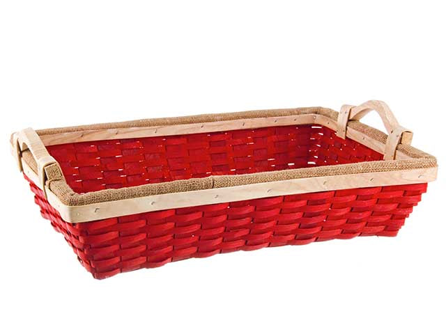 Cesta 2m tiglione rettang.rossa 0928840