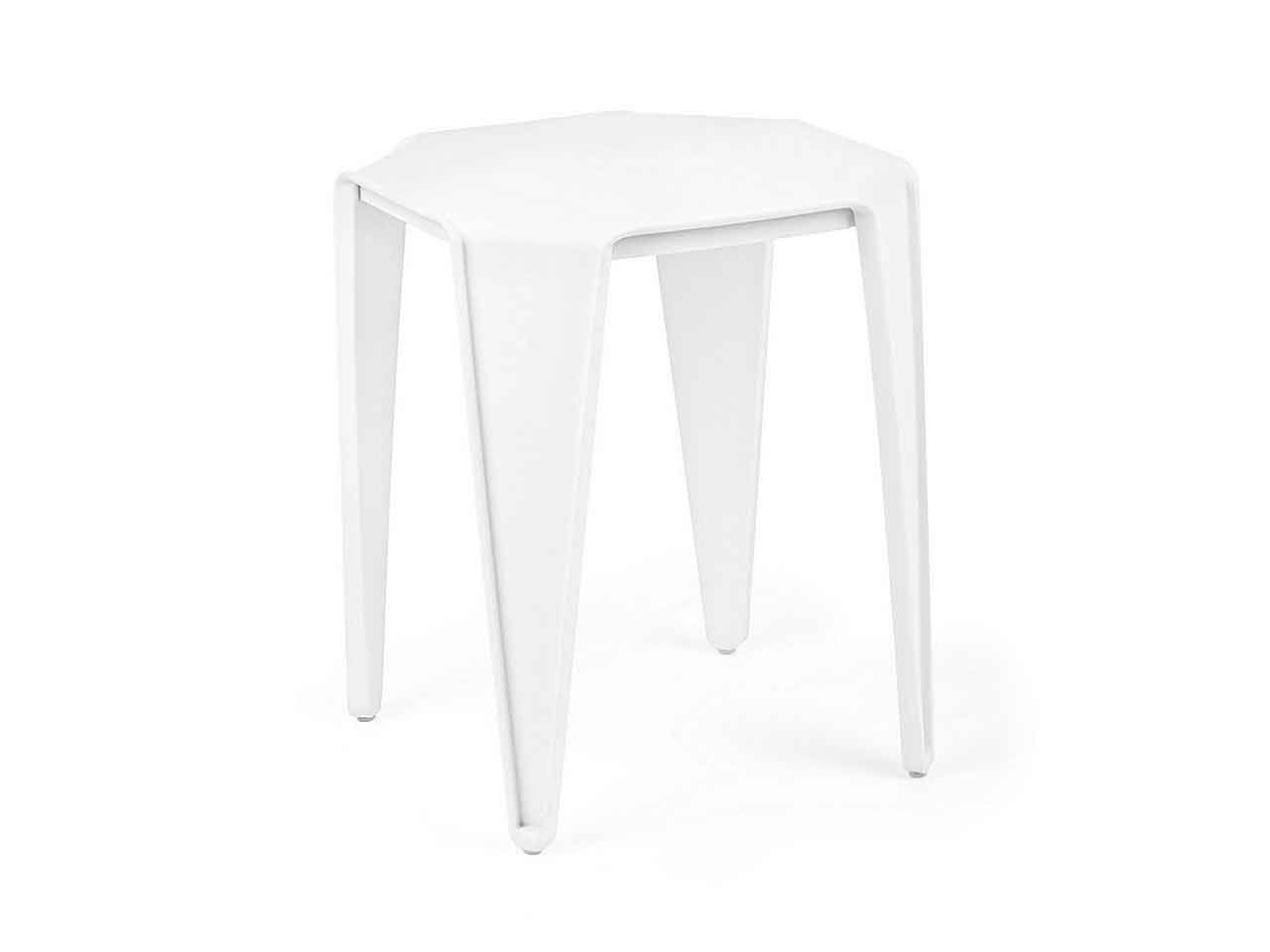 Linea camden sgabello bianco 0730160