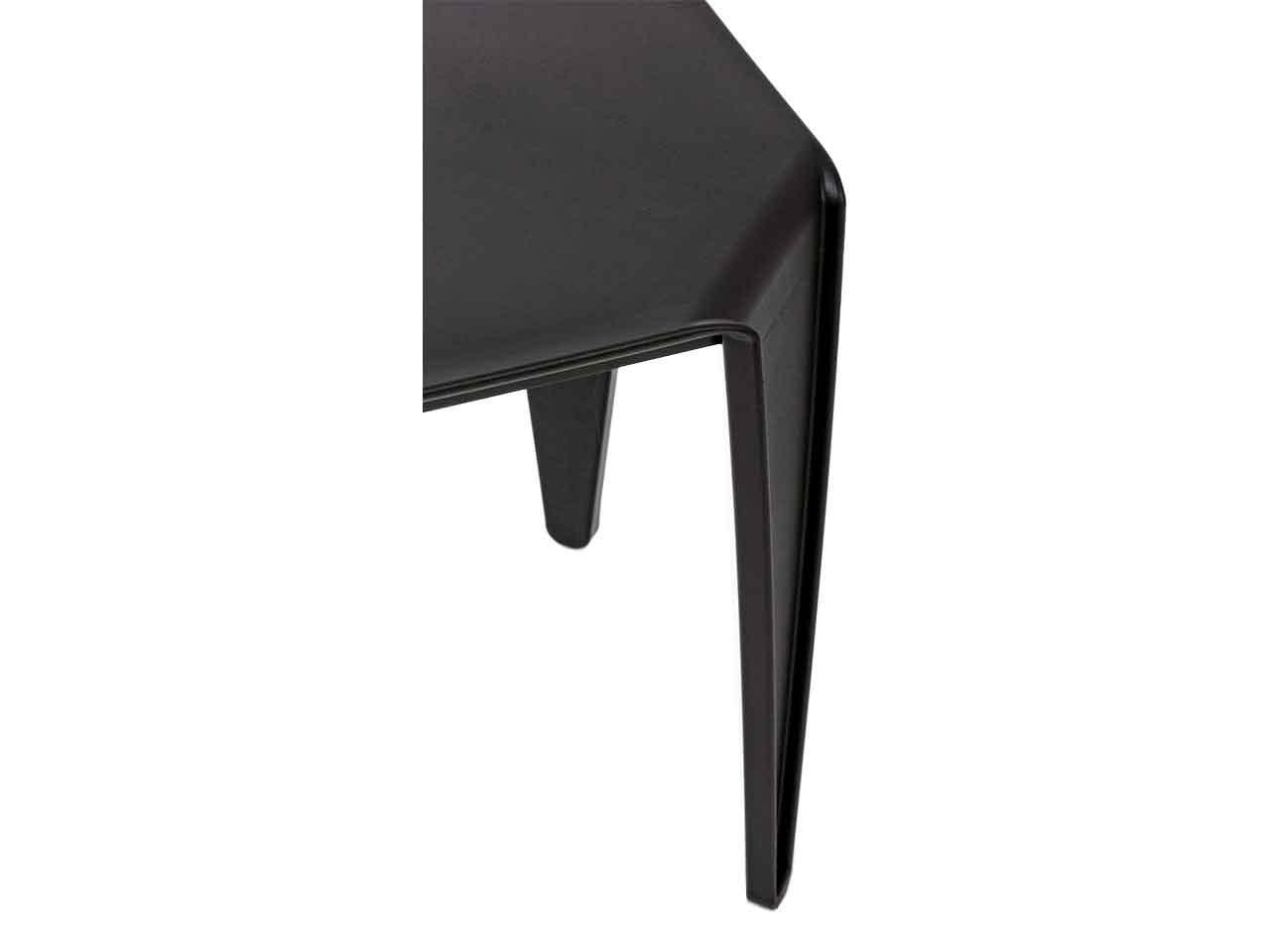 linea camden sgabello nero 0730161