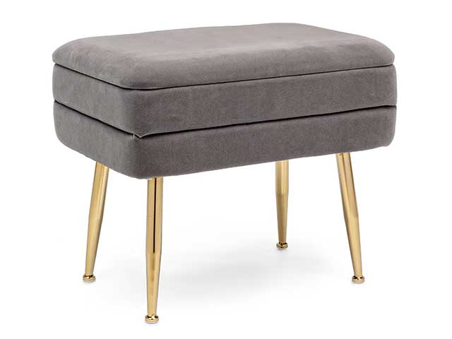 Linea pavlina panca con contenitore grigio scuro 0720382