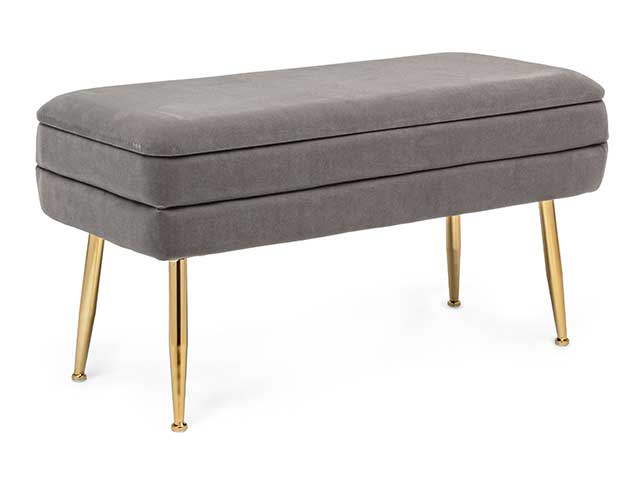 Linea pavlina panca con contenitore grigio scuro 0720385