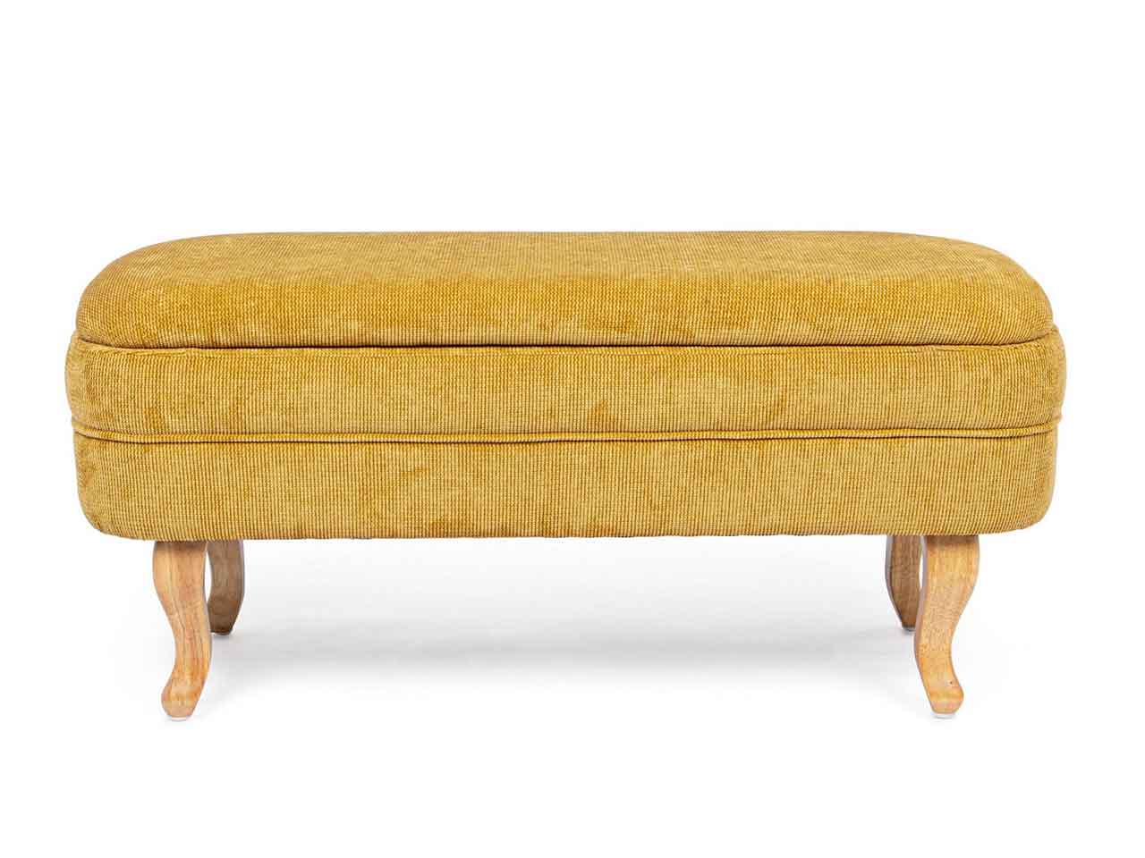 Linea chenille panca con contenitore ocra 0748240
