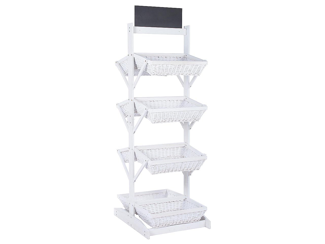 Espositore darik 8 cesti bianco 0721525