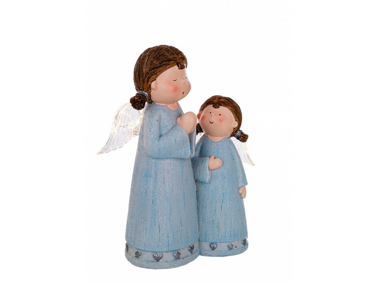 Angeli jodene azzurro con led