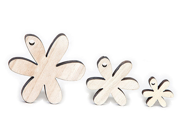 Fiore legno 3x7x5cm n035