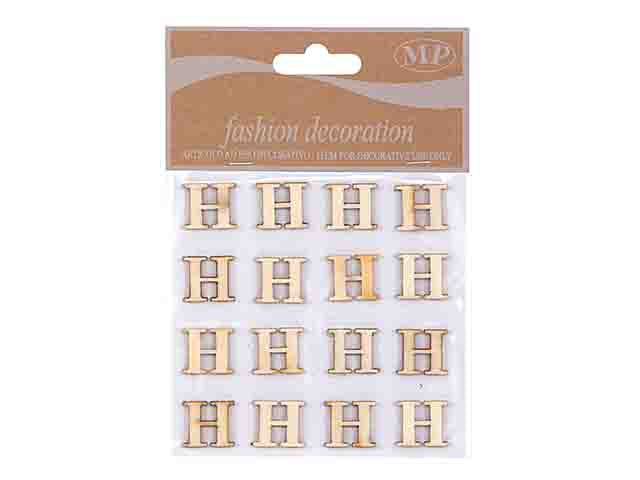 lettere legno 10cm 16pz h t067h