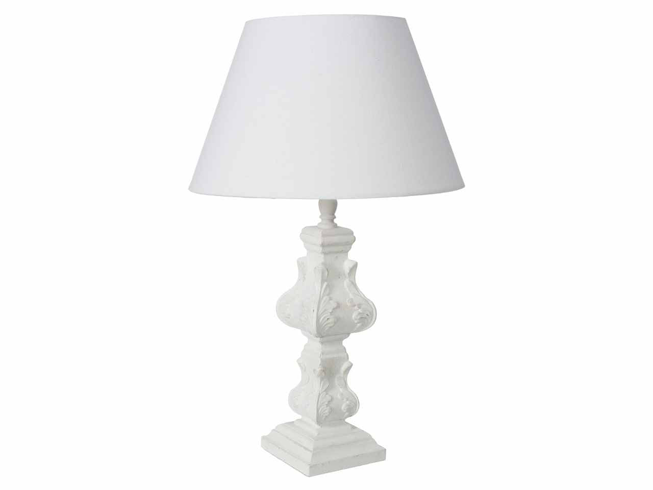 Raja lampada c/cappa bianca 54.5cm lt10