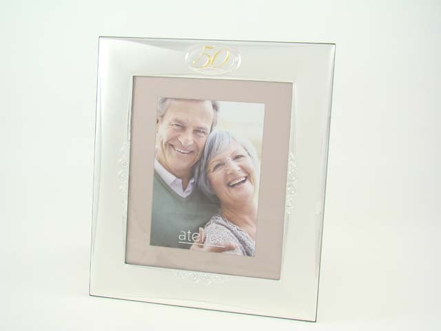 p.foto 50° esimo 18x24 oro ae0153/18