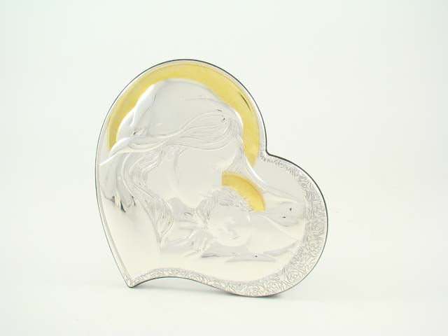cuore madonna c/bambino gf0404/4