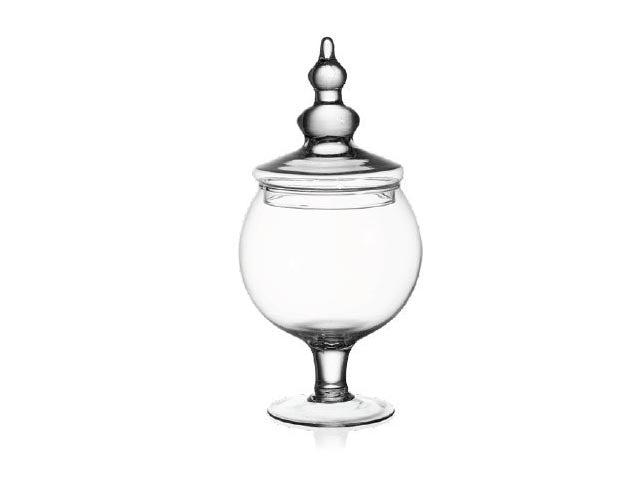 L.vetro scatola c/tappo 30cm guenda