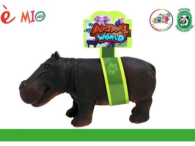 animale ippopotamo 23cm
