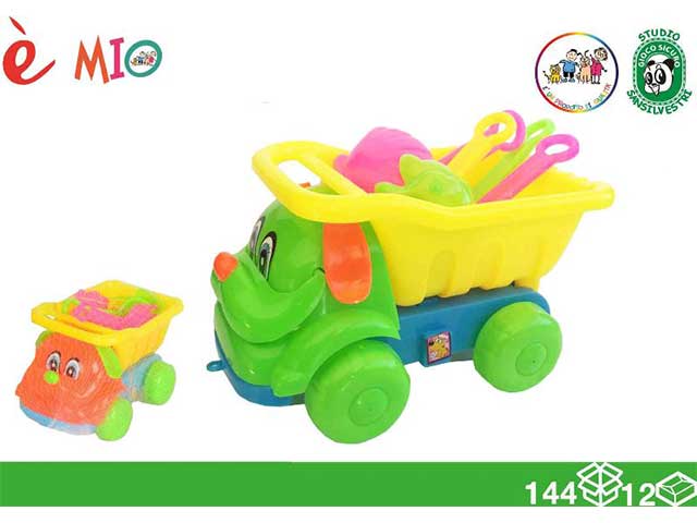 veicolo da spiaggia camioncino 17cm - 7 pezzi