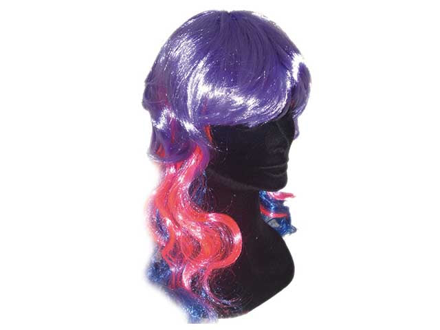 Parrucca lunga multicolore 038759 $