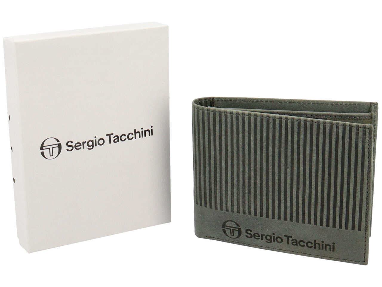 sergio tacchini portafogli da uomo grigio