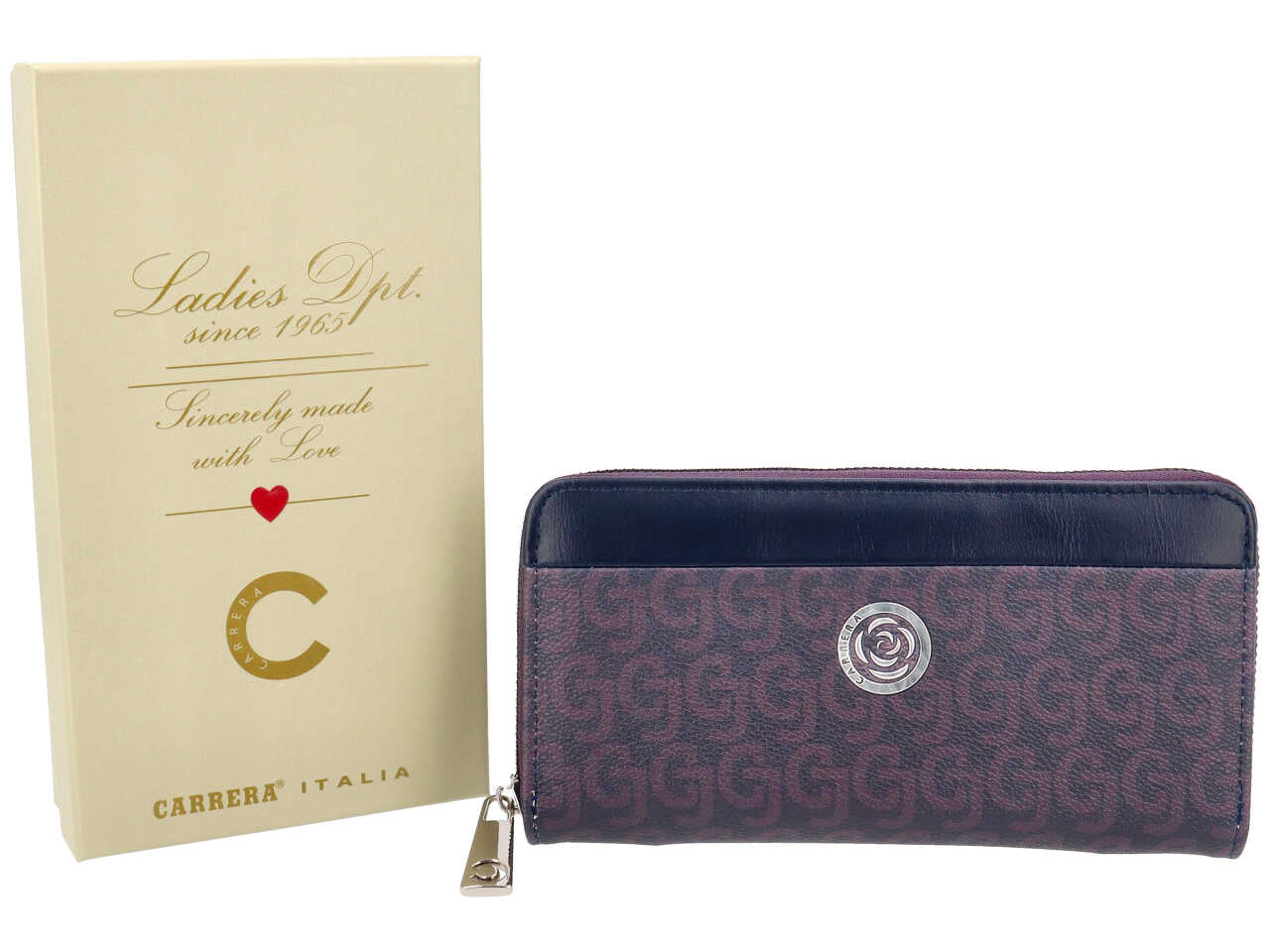 Portafoglio donna audrey collection blu